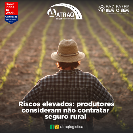 ATRAQ Logstica O Ministério da Agricultura e Pecuária (Mapa) tem fornecido recursos por quase duas décadas para auxiliar os produtores rurais do país a adquirirem seguro rural com custos reduzidos. O PSR tem...