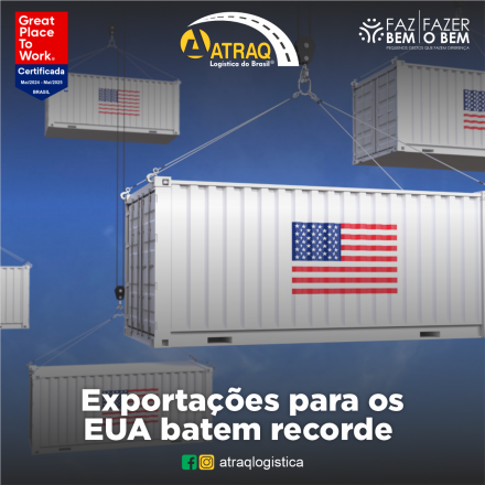 ATRAQ Logstica No primeiro semestre de 2024, as exportações do Brasil para os EUA somaram US$ 19,2 bilhões, um aumento de 12% em relação ao ano anterior, equivalente a US$ 2,1 bilhões. Esse crescimento...