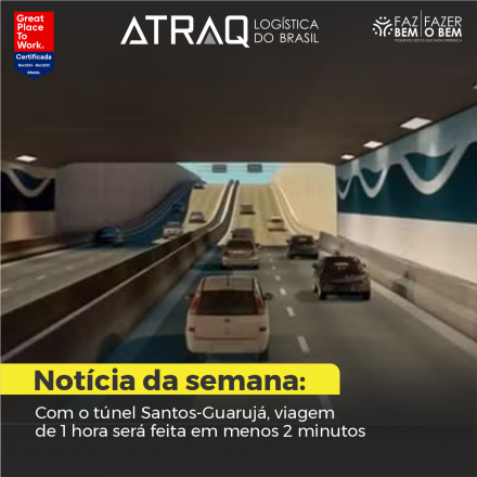 ATRAQ Logstica O leilão para a construção do túnel Santos-Guarujá, uma obra aguardada há mais de um século, está marcado para o dia 1º de agosto deste ano, com um investimento...