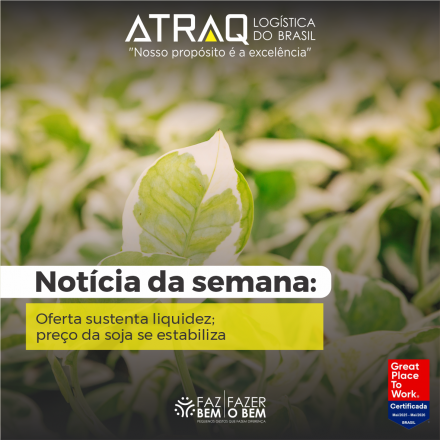 ATRAQ Log�stica A alta oferta de soja em gr&atilde;o no Brasil tem mantido a liquidez no mercado spot, mas tamb&eacute;m limita avan&ccedil;os mais expressivos nos pre&ccedil;os. Segundo o Centro de Estudos Avan&ccedil;ados em Economia...
