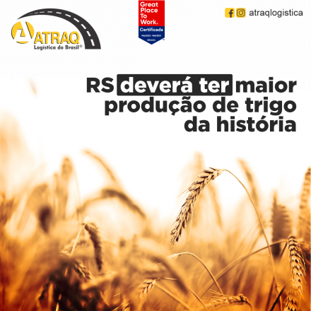 ATRAQ Logstica O Rio Grande do Sul deverá colher a maior Safra de Inverno em 2022, com uma perspectiva de produção total de 5 milhões de toneladas de grãos (aumento de 11,9% em relação ao ano...