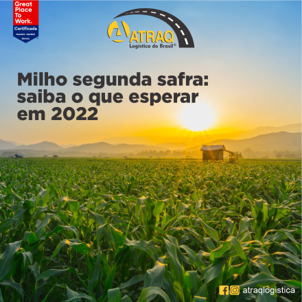 ATRAQ Logstica De acordo com o 5º Levantamento da Safra de Grãos, divulgado pela Companhia Nacional de Abastecimento (Conab), a segunda safra de milho deve somar 15,8 milhões de hectares no país, avanço de 5,7%,...