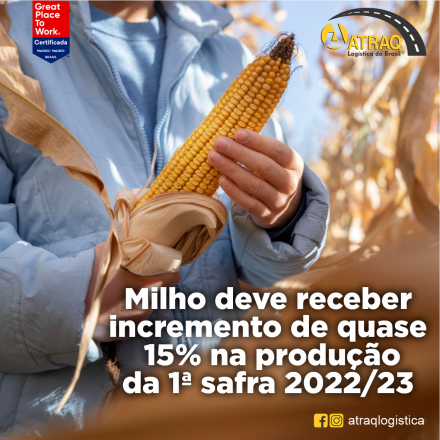 ATRAQ Logstica Apesar de haver uma expectativa de leve redução na área plantada do milho na próxima temporada, que deverá perder espaço para a soja especialmente nos estados do Sul e Sudeste, espera-se...
