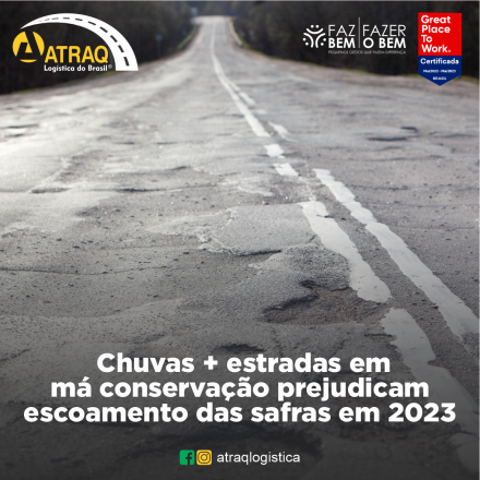 ATRAQ Logstica O Brasil, vem enfretando nos últimos meses um grande volume de chuvas. Contudo, as mesmas estão ocorrendo em maior quantidade em algumas regiões do país, como: Sudeste e Sul. Nesse sentido, muitos...